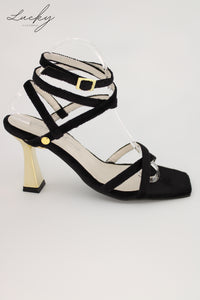 Sandalia velvet negra