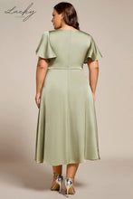 Cargar imagen en el visor de la galería, Vestido maxi verde sage