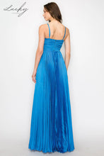 Cargar imagen en el visor de la galería, Vestido sky blue plisado