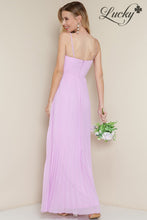 Cargar imagen en el visor de la galería, Vestido lavanda plisado
