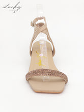 Cargar imagen en el visor de la galería, Sandalia baja beige