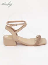 Cargar imagen en el visor de la galería, Sandalia baja beige