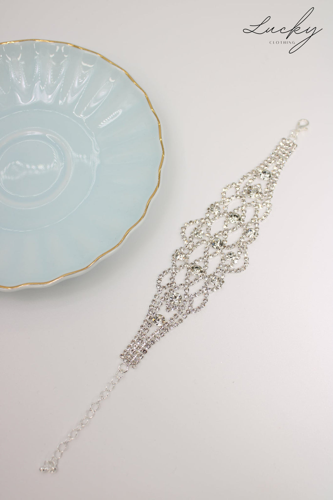Brazalete plateado