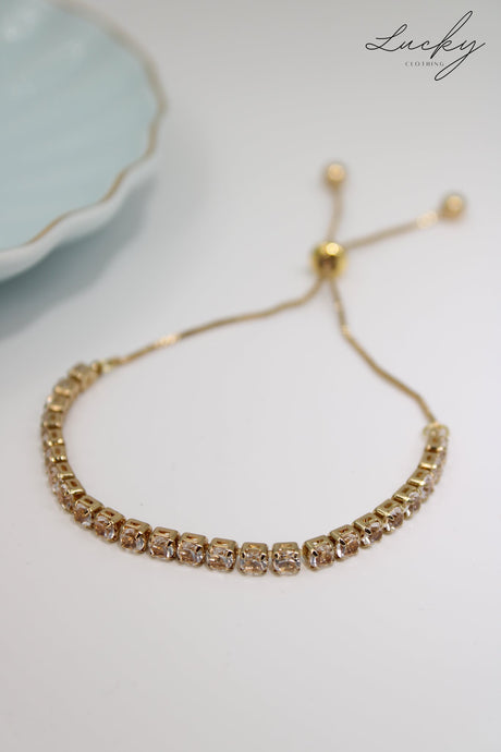 Brazalete dorado ajustable