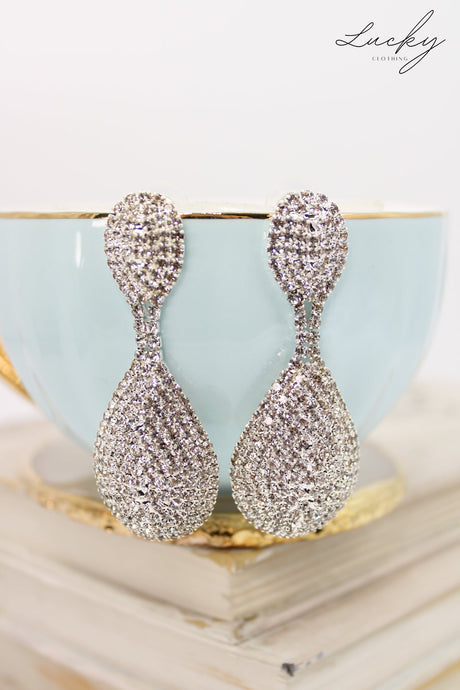 Arete plateado