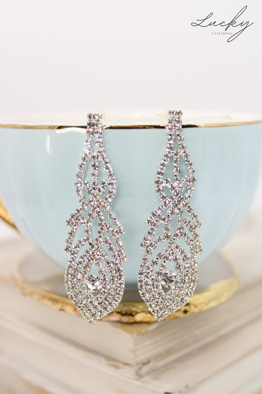 Arete plateado