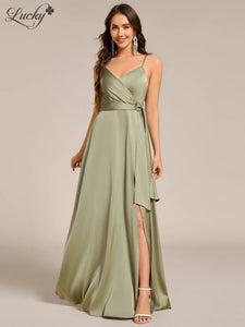 Vestido verde sage