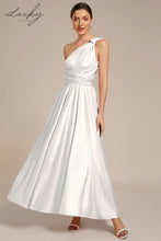 Cargar imagen en el visor de la galería, Vestido metallic silver multiformas