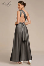 Cargar imagen en el visor de la galería, Vestido metallic black multiformas