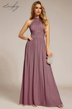 Cargar imagen en el visor de la galería, Vestido mauve plisado
