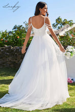 Cargar imagen en el visor de la galería, Vestido blanco con perlas