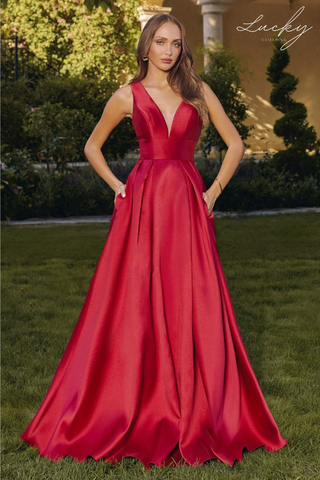Vestido burgundy volado
