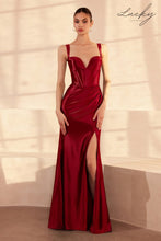 Cargar imagen en el visor de la galería, Vestido rojo de satin