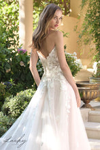 Cargar imagen en el visor de la galería, Vestido blanco strapless corte A