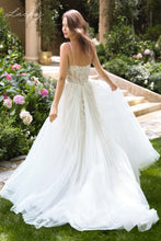 Cargar imagen en el visor de la galería, Vestido blanco con hojas