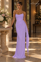 Cargar imagen en el visor de la galería, Vestido lavanda strapless