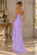Cargar imagen en el visor de la galería, Vestido lavanda strapless