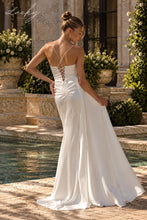 Cargar imagen en el visor de la galería, Vestido blanco de satin