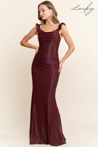 Vestido vino al cuerpo
