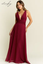 Cargar imagen en el visor de la galería, Vestido vino sencillo