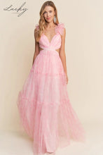 Cargar imagen en el visor de la galería, Vestido rosa estampado