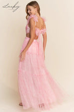 Cargar imagen en el visor de la galería, Vestido rosa estampado