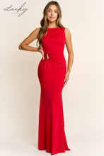 Cargar imagen en el visor de la galería, Vestido rojo al cuerpo