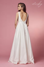 Cargar imagen en el visor de la galería, Vestido blanco de satin