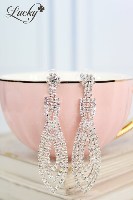 Arete plateado