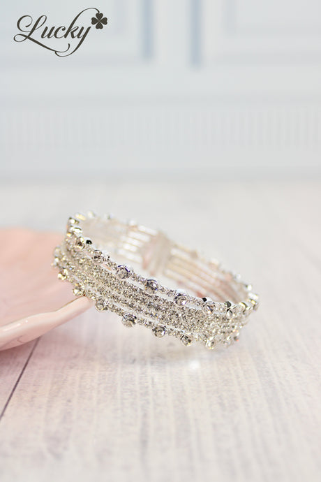 Brazalete plateado