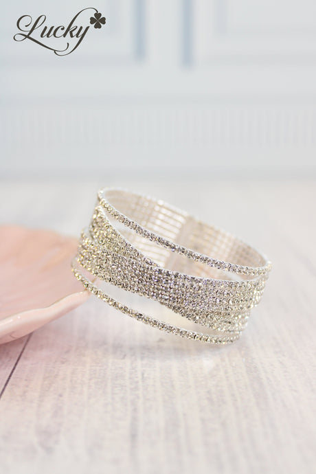 Brazalete plateado