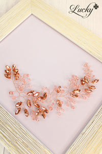 Vincha oro rosa