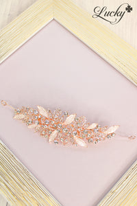 Vincha oro rosa