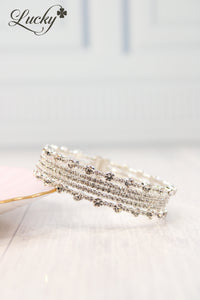 Brazalete plateado