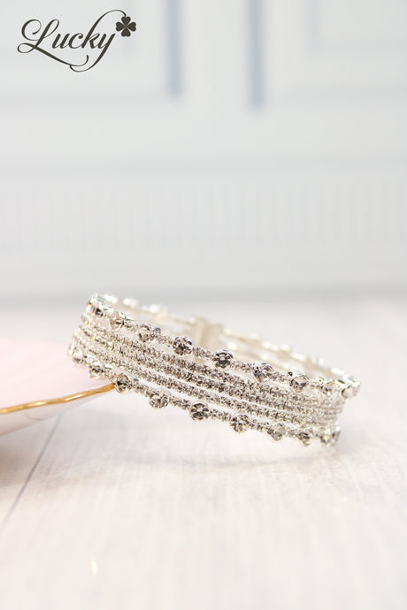 Brazalete plateado