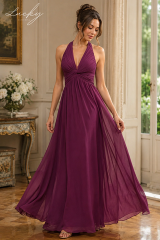 Vestido plum
