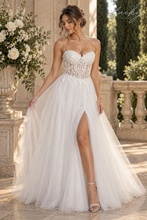 Cargar imagen en el visor de la galería, Vestido blanco con piedras y tirantes