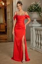 Cargar imagen en el visor de la galería, Vestido rojo al cuerpo