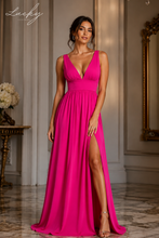 Cargar imagen en el visor de la galería, Vestido fucsia sencillo