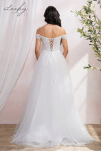 Cargar imagen en el visor de la galería, Vestido blanco volado