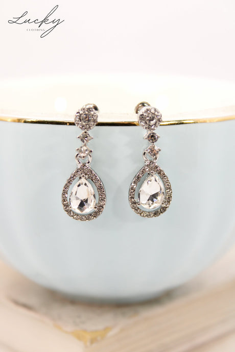 Arete plateado