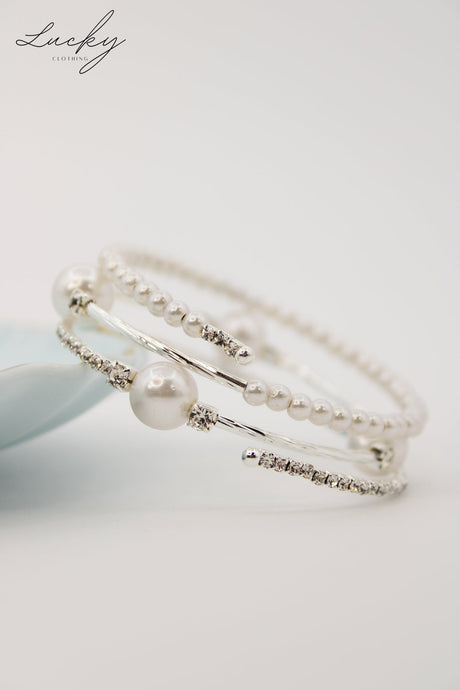Brazalete plateado